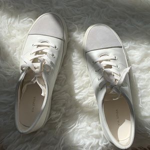 VIA SPIGA WOMEN LEATHER SNEAKERS